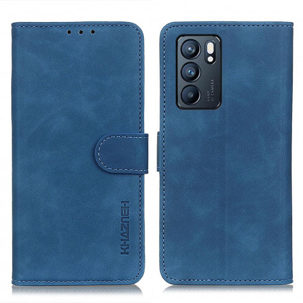 Housse Oppo Reno 6 5G Effet Cuir Vintage KHAZNEH Housse Oppo Reno 6 5G Effet Cuir Vintage KHAZNEH