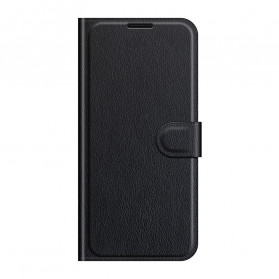 Housse Motorola Edge 20 Lite Simili Cuir Litchi Classique