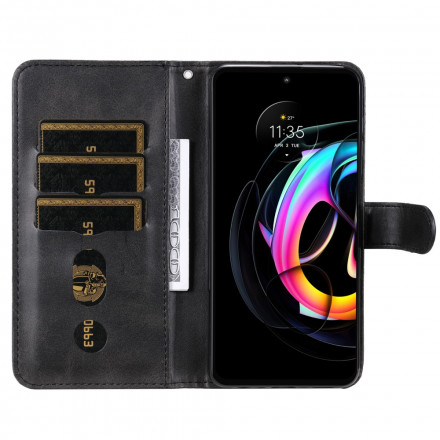 Housse Motorola Edge 20 Lite Vintage Porte-Monnaie Housse Motorola Edge 20 Lite Vintage Porte-Monnaie
