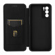 Flip Cover Oppo Reno 6 5G Silicone Carbone Coloré Flip Cover Oppo Reno 6 5G Silicone Carbone Coloré