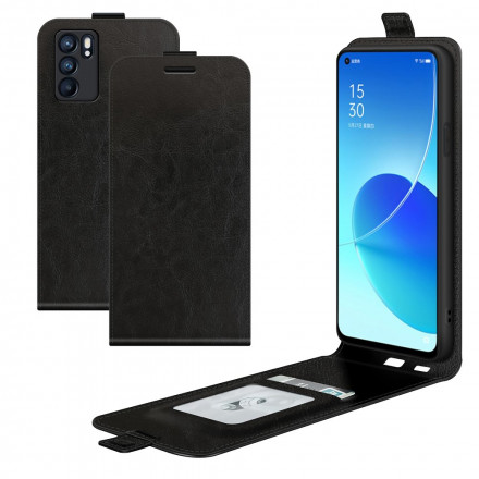 Housse Oppo Reno 6 5G Rabat Vertical Effet Cuir Housse Oppo Reno 6 5G Rabat Vertical Effet Cuir