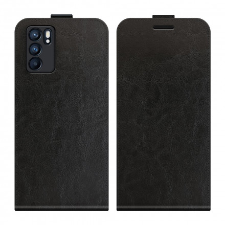Housse Oppo Reno 6 5G Rabat Vertical Effet Cuir Housse Oppo Reno 6 5G Rabat Vertical Effet Cuir