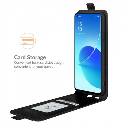 Housse Oppo Reno 6 5G Rabat Vertical Effet Cuir Housse Oppo Reno 6 5G Rabat Vertical Effet Cuir