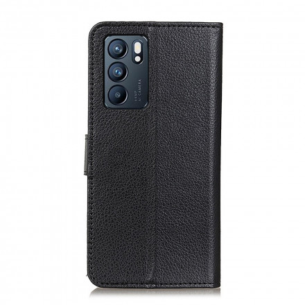 Housse Oppo Reno 6 5G Simili Cuir Litchi Housse Oppo Reno 6 5G Simili Cuir Litchi