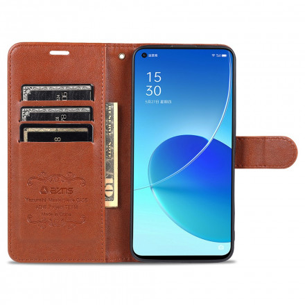 Housse Oppo Reno 6 5G AZNS Simili Cuir Housse Oppo Reno 6 5G AZNS Simili Cuir