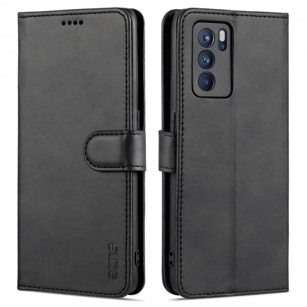 Housse Oppo Reno 6 5G AZNS Effet Cuir Housse Oppo Reno 6 5G AZNS Effet Cuir