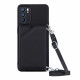 Coque Oppo Reno 6 5G Bandoulière Porte-cartes Coque Oppo Reno 6 5G Bandoulière Porte-cartes