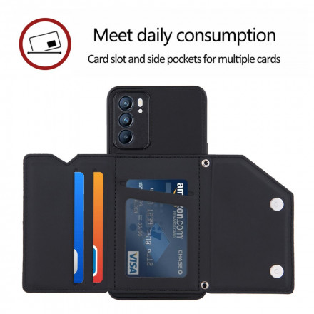 Coque Oppo Reno 6 5G Bandoulière Porte-cartes Coque Oppo Reno 6 5G Bandoulière Porte-cartes