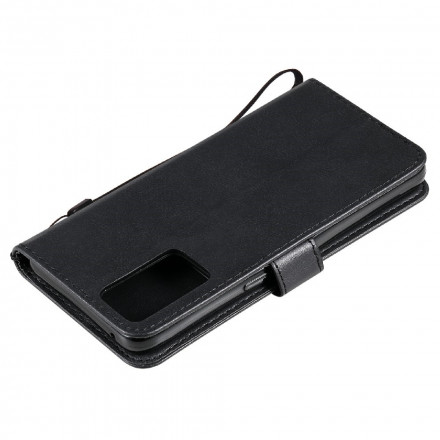 Housse Oppo Reno 6 5G Solid Color Serie à Lanière Housse Oppo Reno 6 5G Solid Color Serie à Lanière