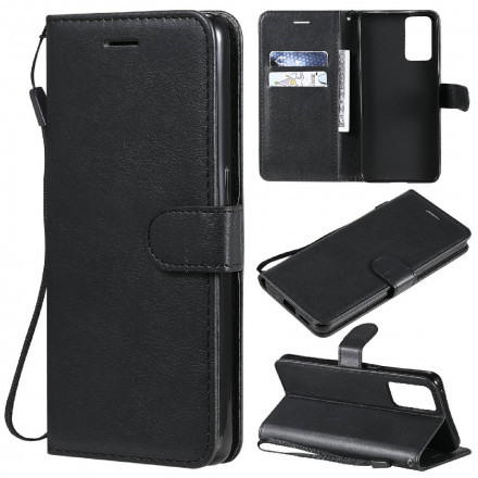 Housse Oppo Reno 6 5G Solid Color Serie à Lanière Housse Oppo Reno 6 5G Solid Color Serie à Lanière