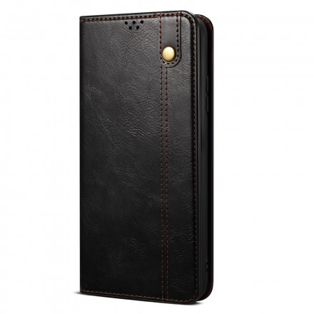 Flip Cover Oppo Reno 6 5G Simili Cuir Ciré Flip Cover Oppo Reno 6 5G Simili Cuir Ciré