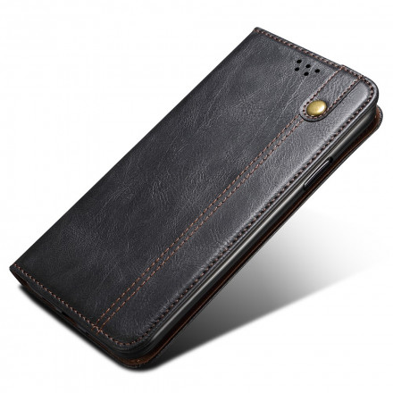 Flip Cover Oppo Reno 6 5G Simili Cuir Ciré Flip Cover Oppo Reno 6 5G Simili Cuir Ciré