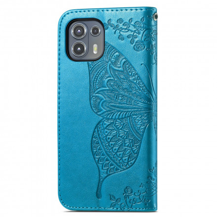 Housse Motorola Edge 20 Lite Demi Papillons Housse Motorola Edge 20 Lite Demi Papillons