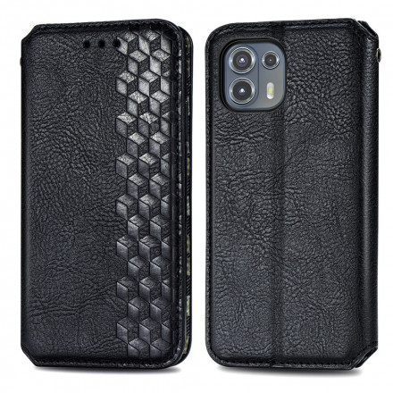 Flip Cover Motorola Edge 20 Lite Simili Cuir Texture Diamant Flip Cover Motorola Edge 20 Lite Simili Cuir Texture Diamant