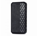 Flip Cover Motorola Edge 20 Lite Simili Cuir Texture Diamant