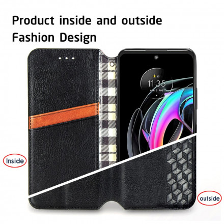 Flip Cover Motorola Edge 20 Lite Simili Cuir Texture Diamant Flip Cover Motorola Edge 20 Lite Simili Cuir Texture Diamant