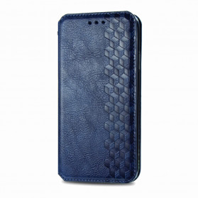 Flip Cover Motorola Edge 20 Lite Simili Cuir Texture Diamant