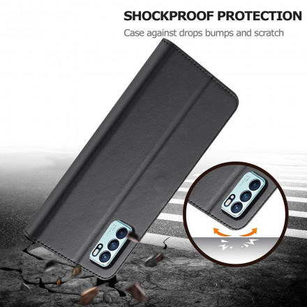 Housse Oppo Reno 6 5G LC.IMEEKE Effet Cuir Housse Oppo Reno 6 5G LC.IMEEKE Effet Cuir