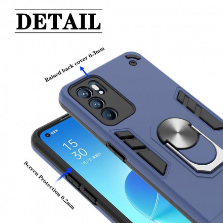 Coque Oppo Reno 6 5G Détachable Anneau-Support Coque Oppo Reno 6 5G Détachable Anneau-Support