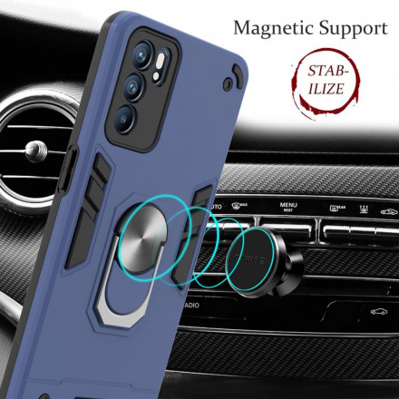 Coque Oppo Reno 6 5G Détachable Anneau-Support