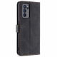 Housse Oppo Reno 6 5G AZNS Effet Cuir Couture Housse Oppo Reno 6 5G AZNS Effet Cuir Couture