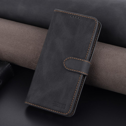 Housse Oppo Reno 6 5G AZNS Effet Cuir Couture Housse Oppo Reno 6 5G AZNS Effet Cuir Couture