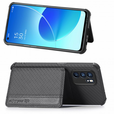 Coque Oppo Reno 6 5G RFID Porte-Cartes Support Coque Oppo Reno 6 5G RFID Porte-Cartes Support
