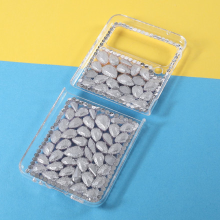 Coque Samsung Galaxy Z Flip 3 5G Transparent et Pierres Précieuses Coque Samsung Galaxy Z Flip 3 5G Transparent et Pierres Précieuses