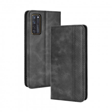 Flip Cover Zte Axon 20 4G / 5G Effet Cuir Vintage Stylisé Flip Cover Zte Axon 20 4G / 5G Effet Cuir Vintage Stylisé