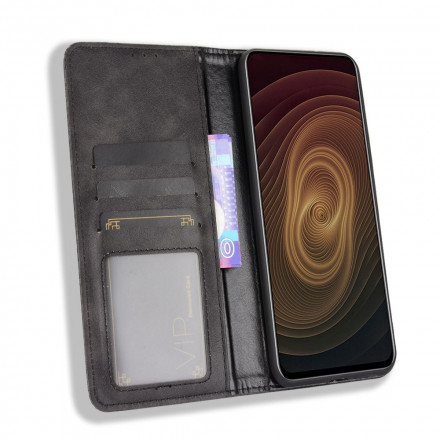 Flip Cover Zte Axon 20 4G / 5G Effet Cuir Vintage Stylisé Flip Cover Zte Axon 20 4G / 5G Effet Cuir Vintage Stylisé