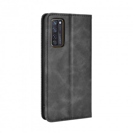 Flip Cover Zte Axon 20 4G / 5G Effet Cuir Vintage Stylisé Flip Cover Zte Axon 20 4G / 5G Effet Cuir Vintage Stylisé