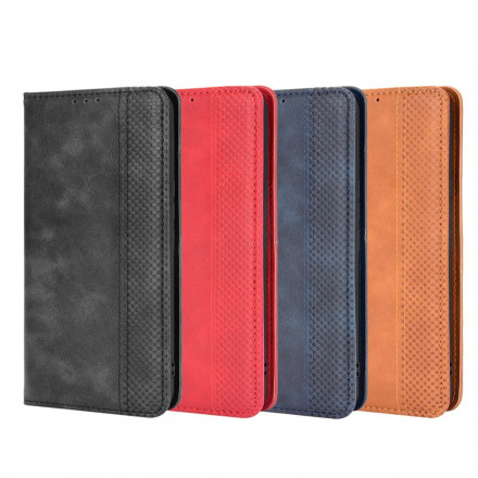 Flip Cover Zte Axon 20 4G / 5G Effet Cuir Vintage Stylisé Flip Cover Zte Axon 20 4G / 5G Effet Cuir Vintage Stylisé