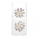 Coque Samsung Galaxy Z Flip 3 5G Pierres Précieuses Florale