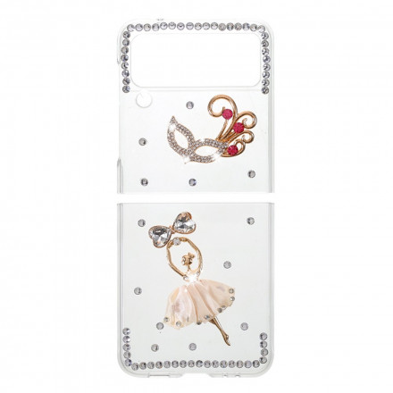 Coque Samsung Galaxy Z Flip 3 5G Pierres Précieuses Danseuse