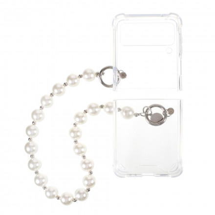 Coque Samsung Galaxy Z Flip 3 5G Silicone Bracelet Perles Coque Samsung Galaxy Z Flip 3 5G Silicone Bracelet Perles