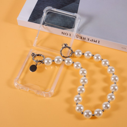 Coque Samsung Galaxy Z Flip 3 5G Silicone Bracelet Perles Coque Samsung Galaxy Z Flip 3 5G Silicone Bracelet Perles