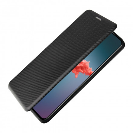 Flip Cover Zte Axon 20 4G / 5G Silicone Carbone Coloré