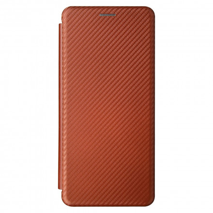 Flip Cover Zte Axon 20 4G / 5G Silicone Carbone Coloré