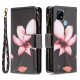 Housse Realme C21 Poche Zippée Fleur