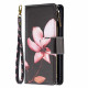 Housse Realme C21 Poche Zippée Fleur