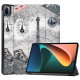 Smart Case Xiaomi Pad 5 Porte-Stylet Tour Eiffel