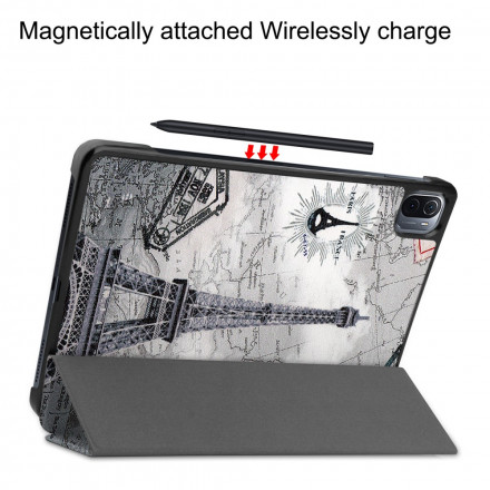 Smart Case Xiaomi Pad 5 Porte-Stylet Tour Eiffel Smart Case Xiaomi Pad 5 Porte-Stylet Tour Eiffel