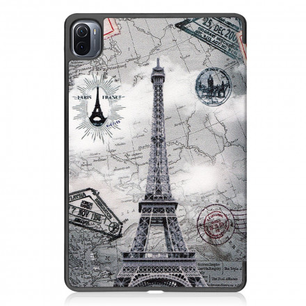 Smart Case Xiaomi Pad 5 Porte-Stylet Tour Eiffel Smart Case Xiaomi Pad 5 Porte-Stylet Tour Eiffel