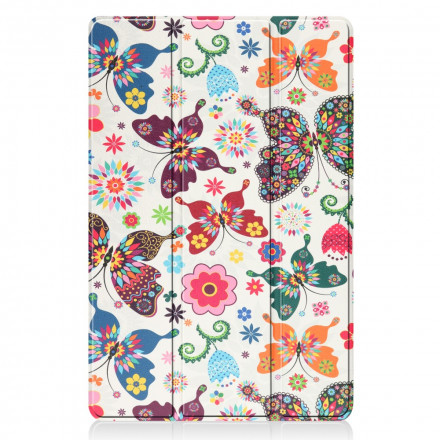 Smart Case Xiaomi Pad 5 Porte-Stylet Fleurs Vintages Smart Case Xiaomi Pad 5 Porte-Stylet Fleurs Vintages
