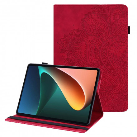 Étui Xiaomi Pad 5 Fleur Stylisée Étui Xiaomi Pad 5 Fleur Stylisée