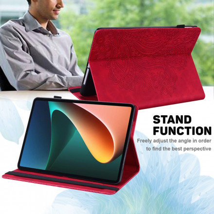Étui Xiaomi Pad 5 Fleur Stylisée Étui Xiaomi Pad 5 Fleur Stylisée