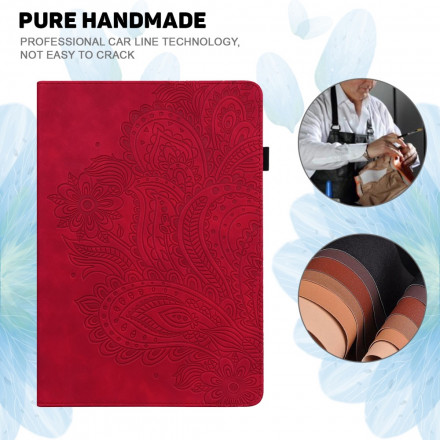 Étui Xiaomi Pad 5 Fleur Stylisée Étui Xiaomi Pad 5 Fleur Stylisée