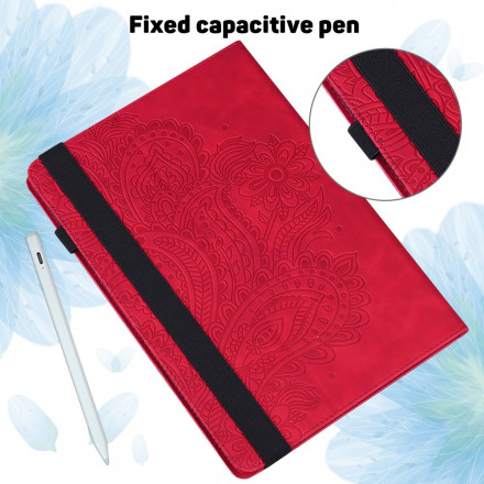 Étui Xiaomi Pad 5 Fleur Stylisée Étui Xiaomi Pad 5 Fleur Stylisée