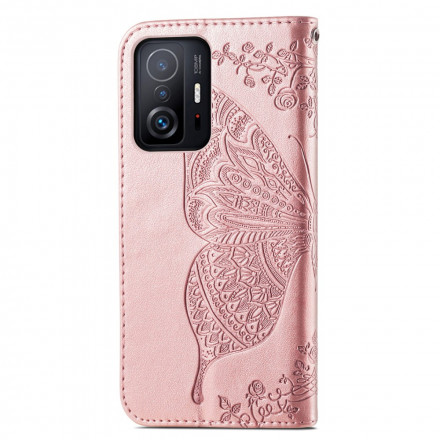 Housse Xiaomi 11T / 11T Pro Demi Papillons Housse Xiaomi 11T / 11T Pro Demi Papillons