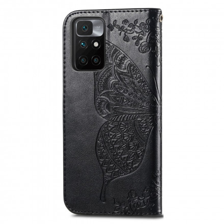 Housse Xiaomi Redmi 10 Demi Papillons Housse Xiaomi Redmi 10 Demi Papillons